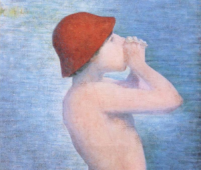 Georges Seurat Detail of Bather China oil painting art